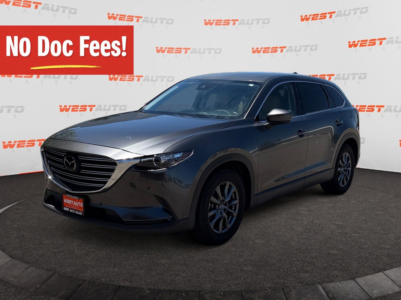 Machine Gray Metallic 2022 Mazda CX-9 Touring AWD SUV / Crossover All-Wheel Drive 6-Speed Automatic