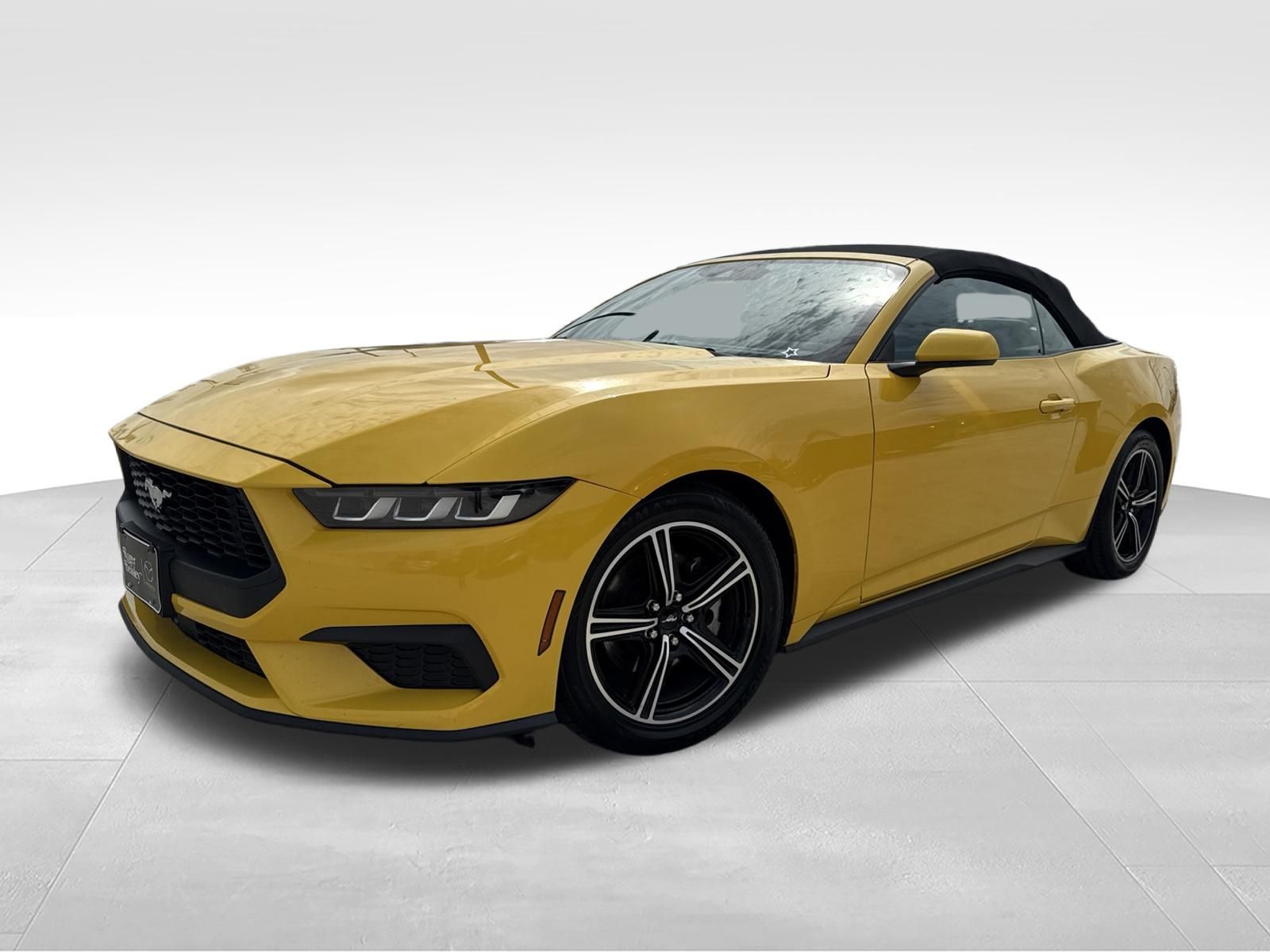 Yellow 2024 Ford Mustang Convertible Rear-Wheel Drive Automatic