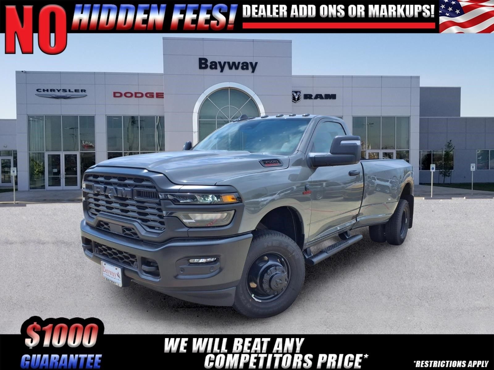 2026 Ram 3500 Tradesman White at Victoria Chrysler Dodge Jeep Ram