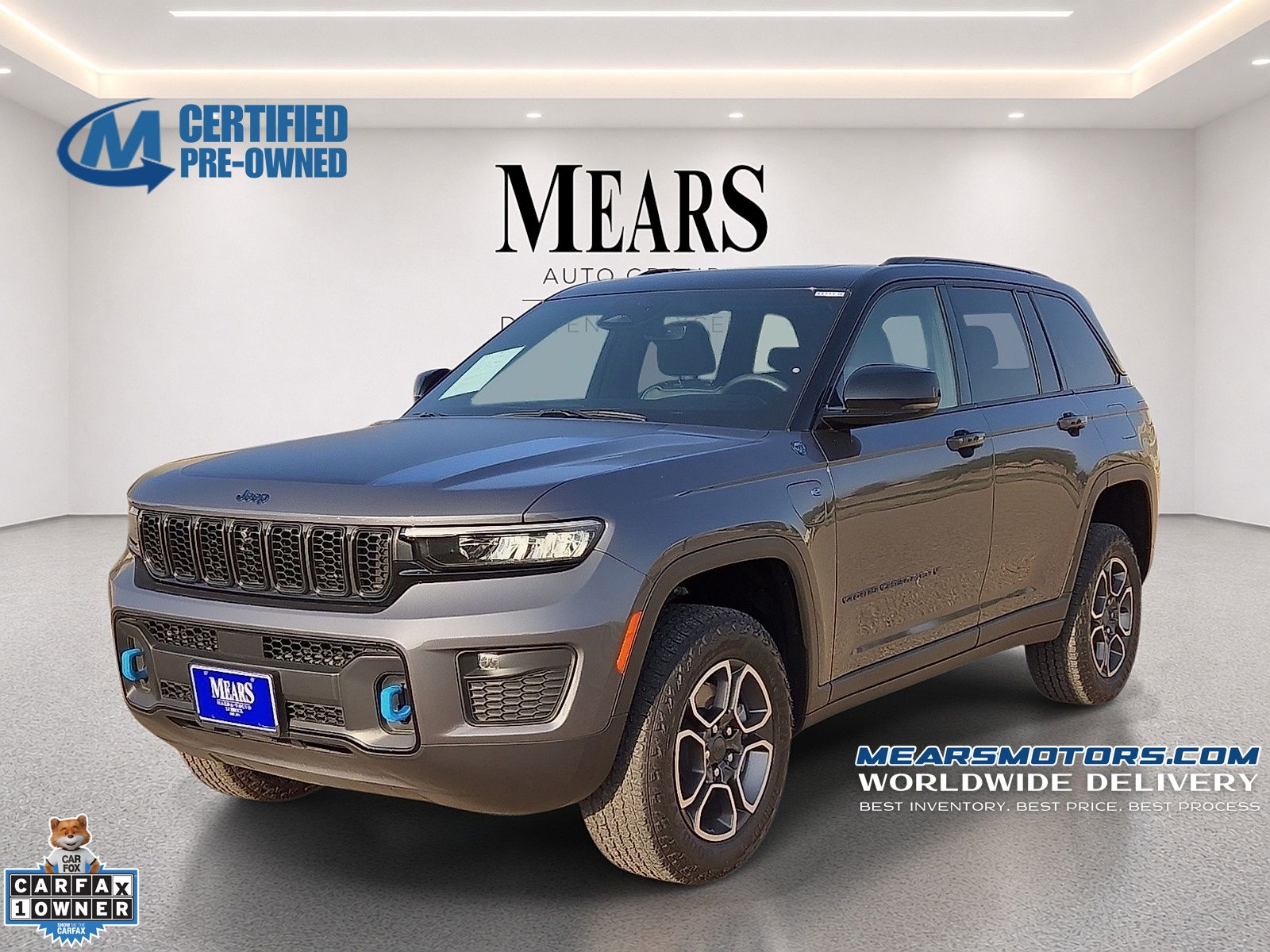 Baltic Gray Metallic Clearcoat 2023 Jeep Grand Cherokee 4xe SUV / Crossover Four-Wheel Drive 8-Speed Automatic