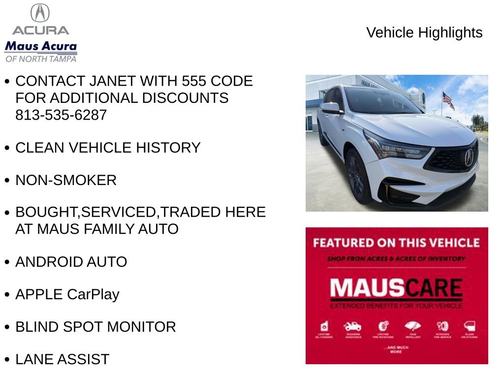 Used 2020 Acura RDX A-Spec Package 4D Sport Utility