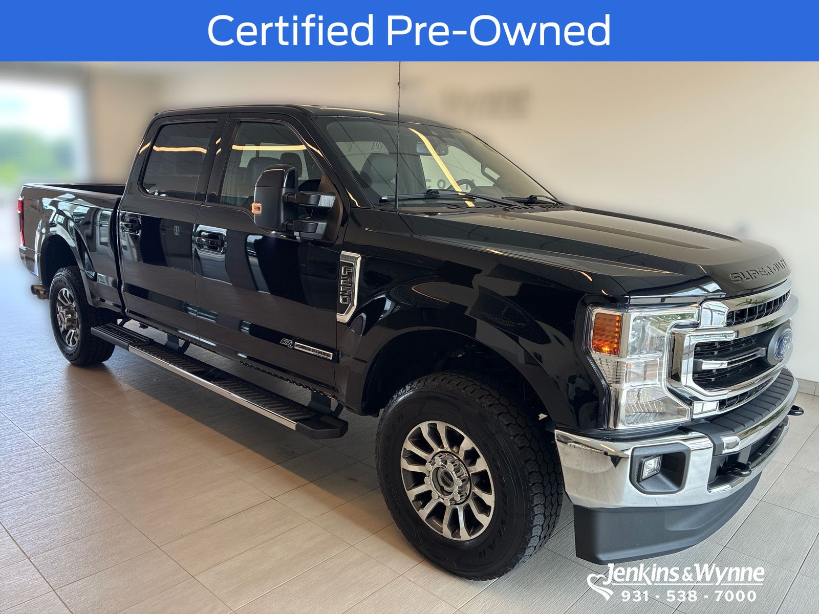 Agate Black Metallic 2022 Ford F-250 Super Duty Pickup Truck Four-Wheel Drive Automatic