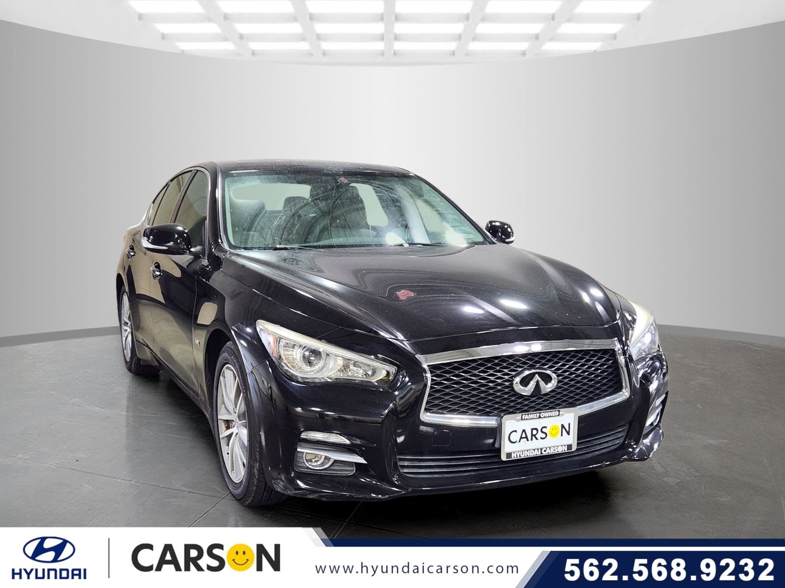 Black Obsidian 2016 INFINITI Q50 Sedan Rear-Wheel Drive 7-Speed Automatic