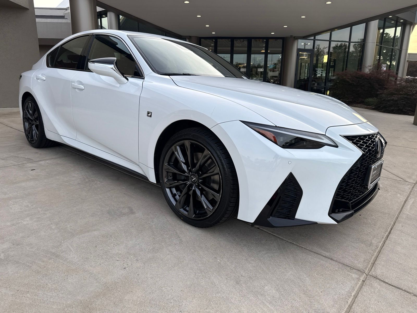 Ultra White 2023 Lexus IS Sedan All-Wheel Drive 6-Speed Automatic