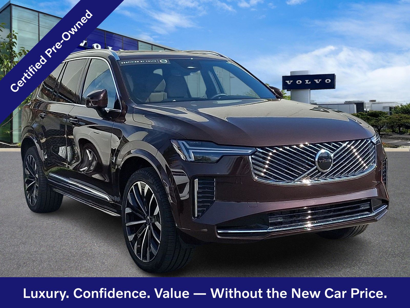 Red (Maroon) 2025 Volvo XC90 B5 Core Bright Theme AWD SUV / Crossover All-Wheel Drive Automatic