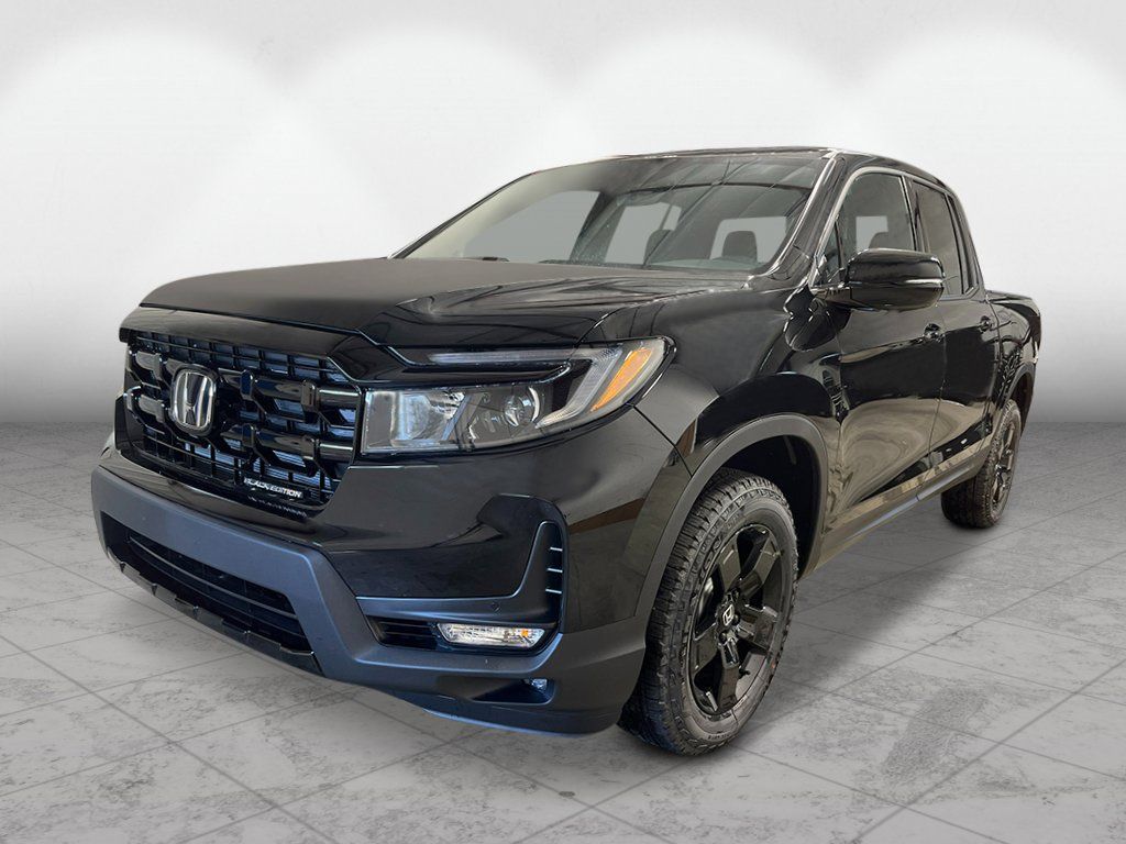 Crystal Black Pearl 2026 Honda Ridgeline Black Edition AWD Pickup Truck All-Wheel Drive 9-Speed Automatic