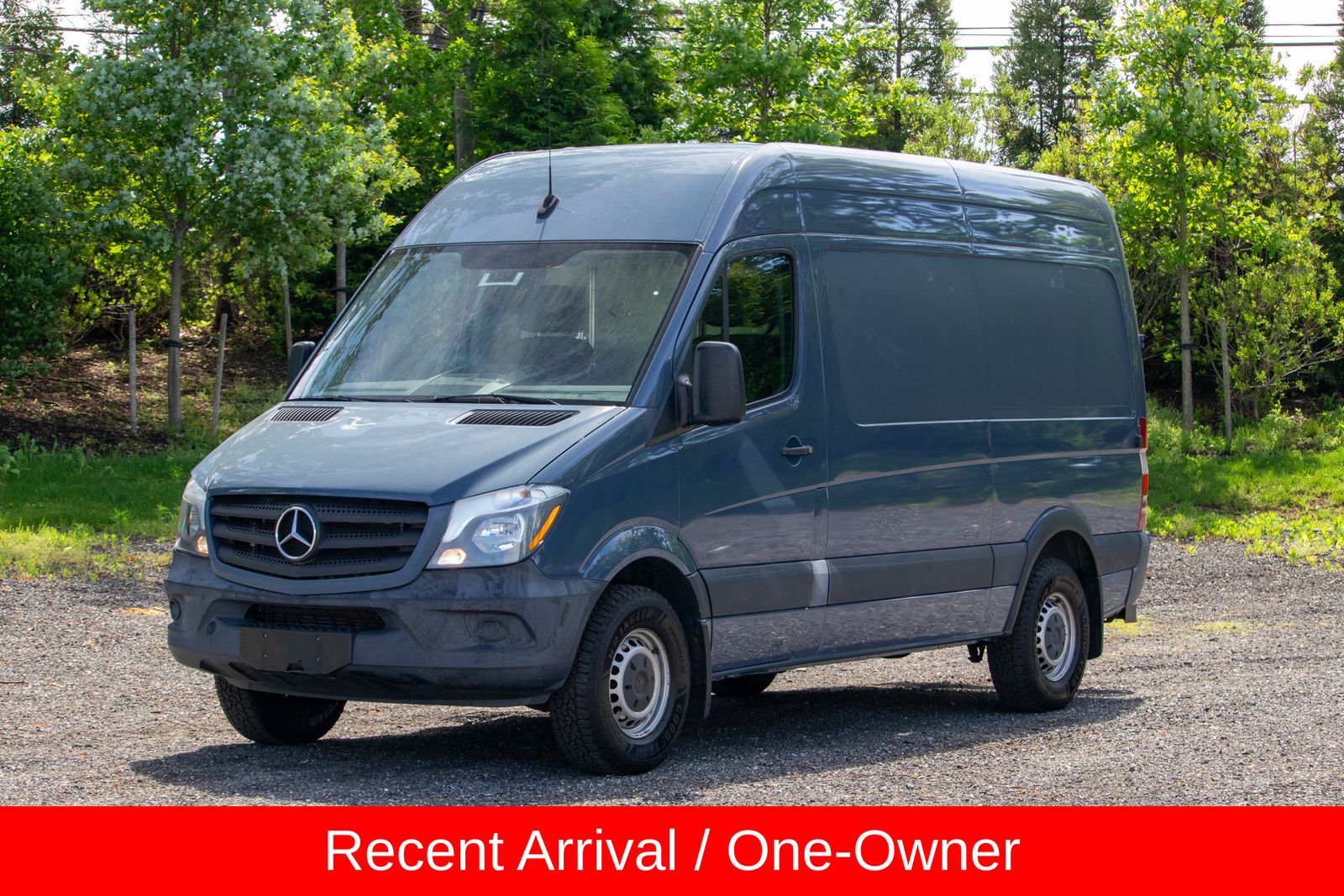 Blue 2018 Mercedes-Benz Sprinter Cargo 2500 144 V6 Worker RWD Van 4X2 5-Speed Automatic