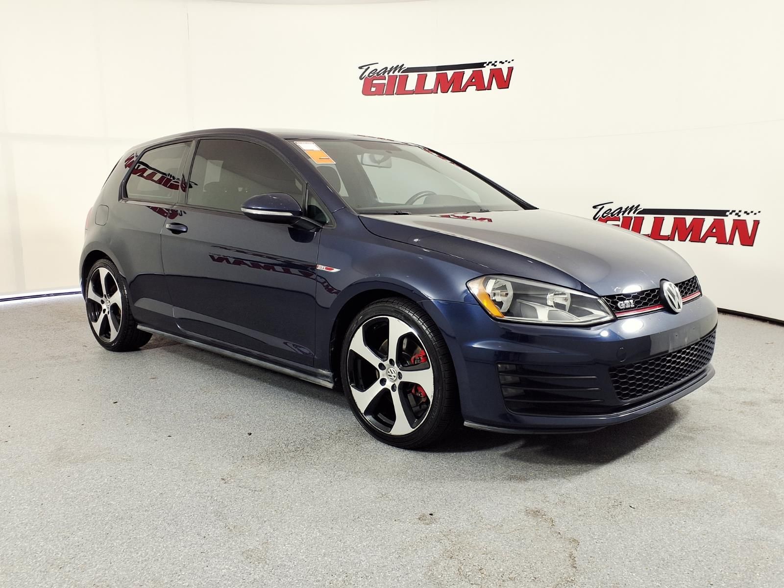Night Blue Metallic 2015 Volkswagen Golf GTI 2.0T S 2-Door FWD Hatchback Front-Wheel Drive 6-Speed Manual