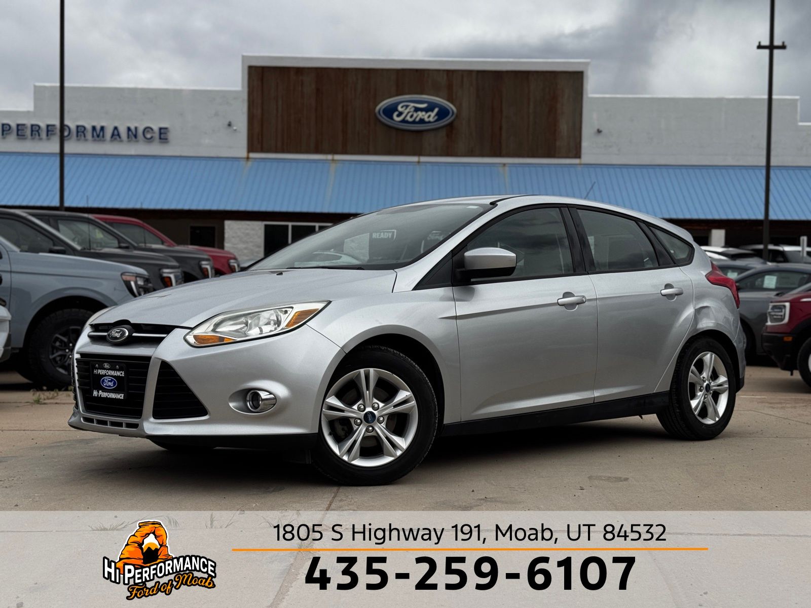 Ingot Silver 2012 Ford Focus SE Hatchback Hatchback Front-Wheel Drive 6-Speed Automatic