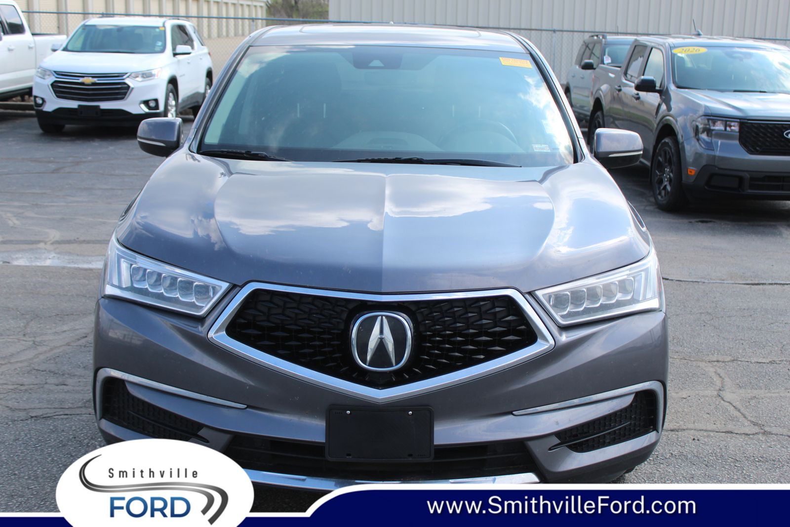 Lunar Silver Metallic 2017 Acura MDX SH-AWD SUV / Crossover All-Wheel Drive 9-Speed Automatic