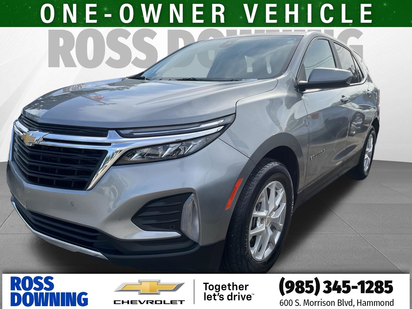 Sterling Gray Metallic 2024 Chevrolet Equinox SUV / Crossover Front-Wheel Drive 6-Speed Automatic Overdrive