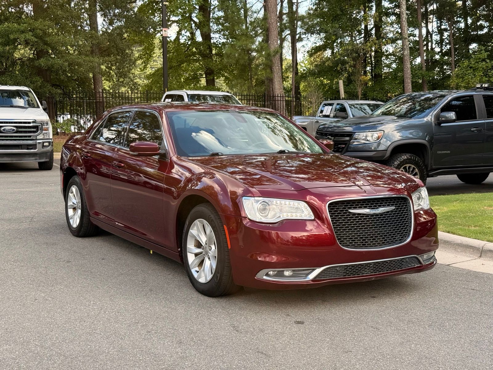Velvet Red Pearlcoat 2015 Chrysler 300 Sedan Rear-Wheel Drive 8-Speed Automatic