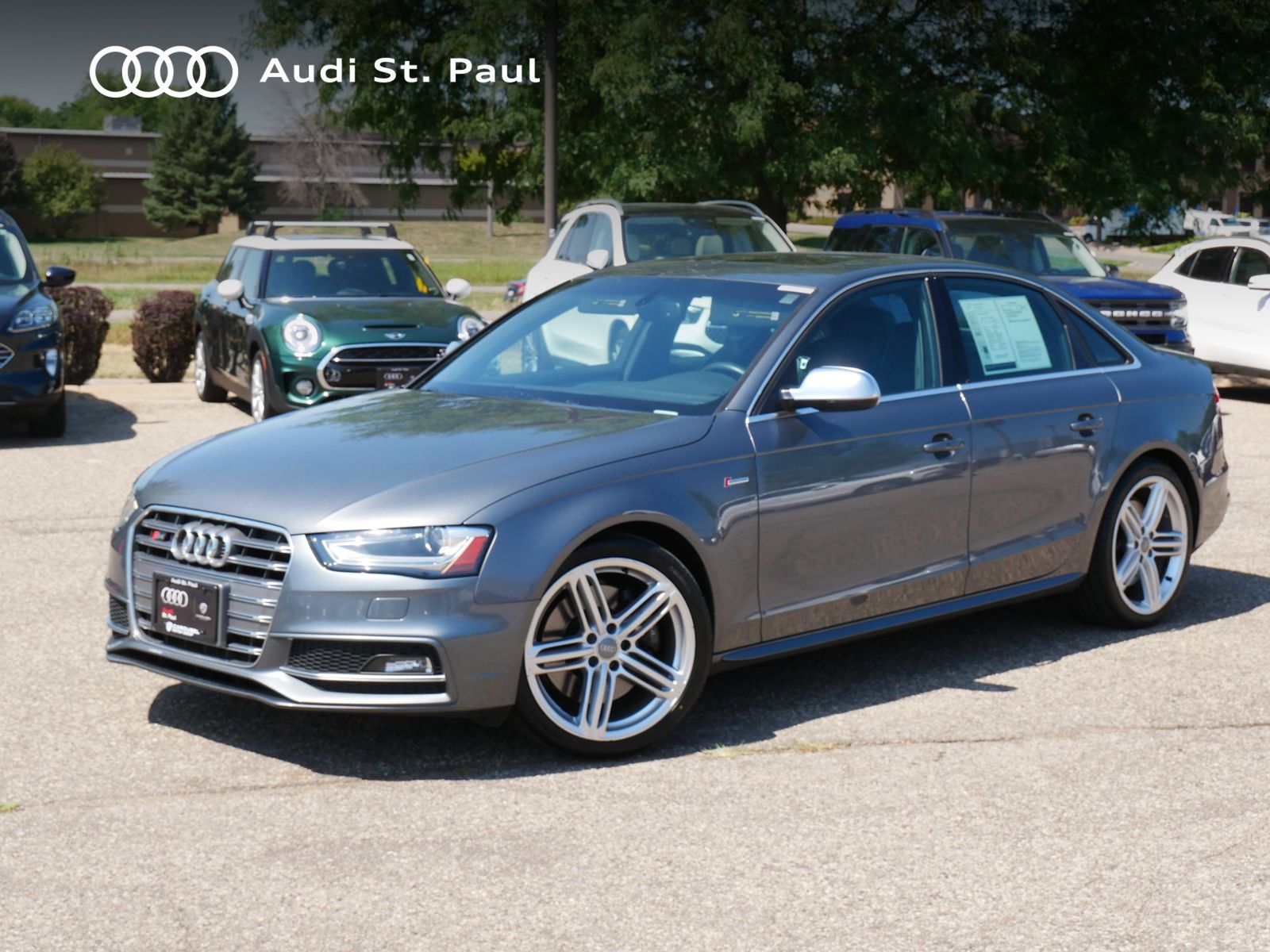 Monsoon Gray Metallic 2015 Audi S4 Sedan All-Wheel Drive 7-Speed Automatic