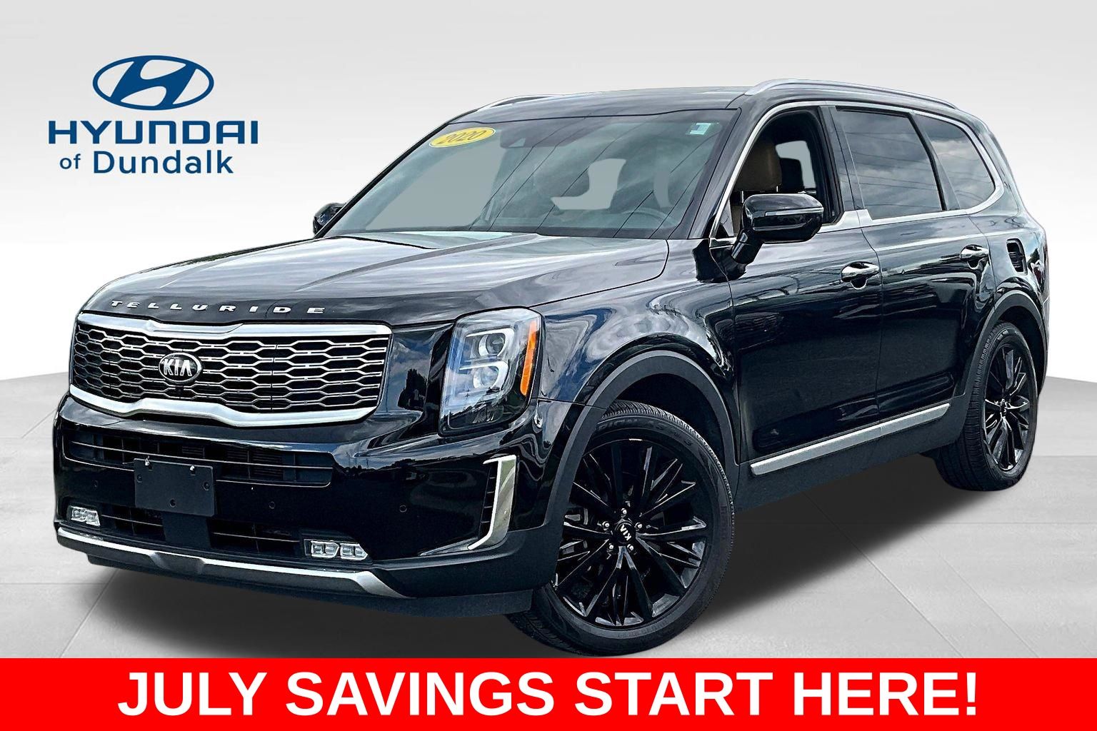 Ebony Black 2020 Kia Telluride SUV / Crossover Front-Wheel Drive 8-Speed Automatic