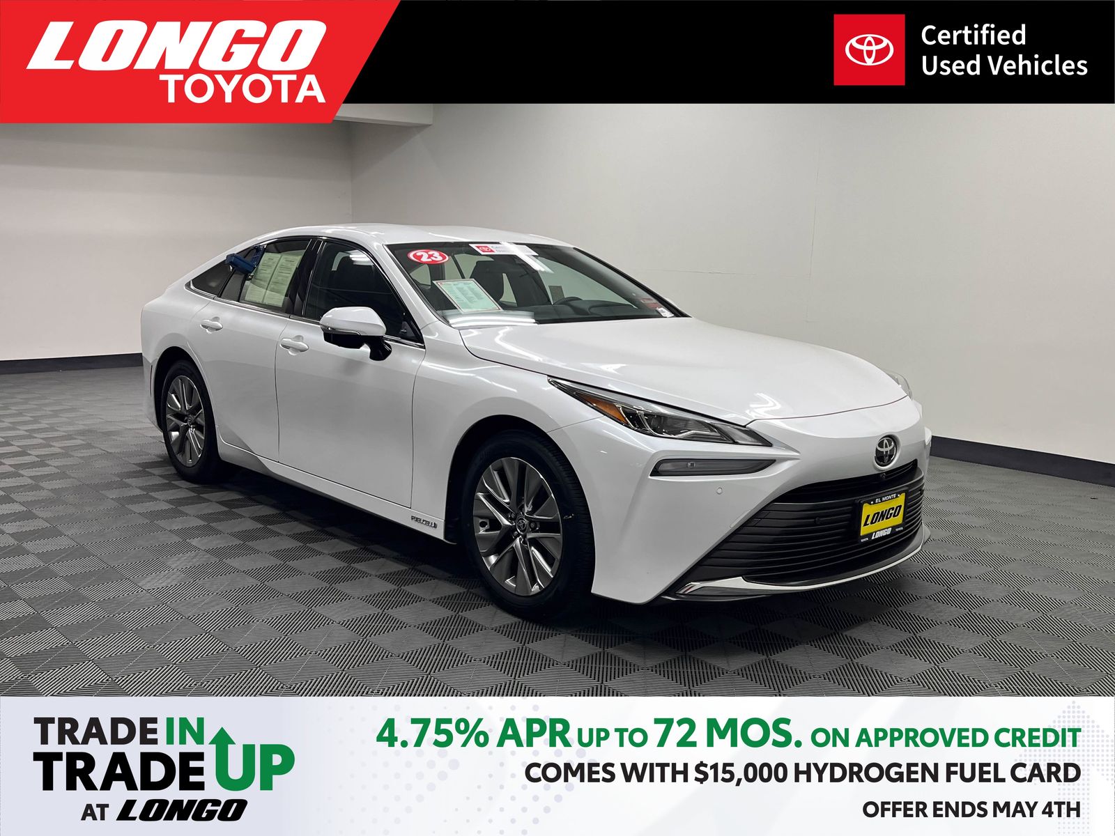 used 2023 Toyota Mirai car, priced at $14,988