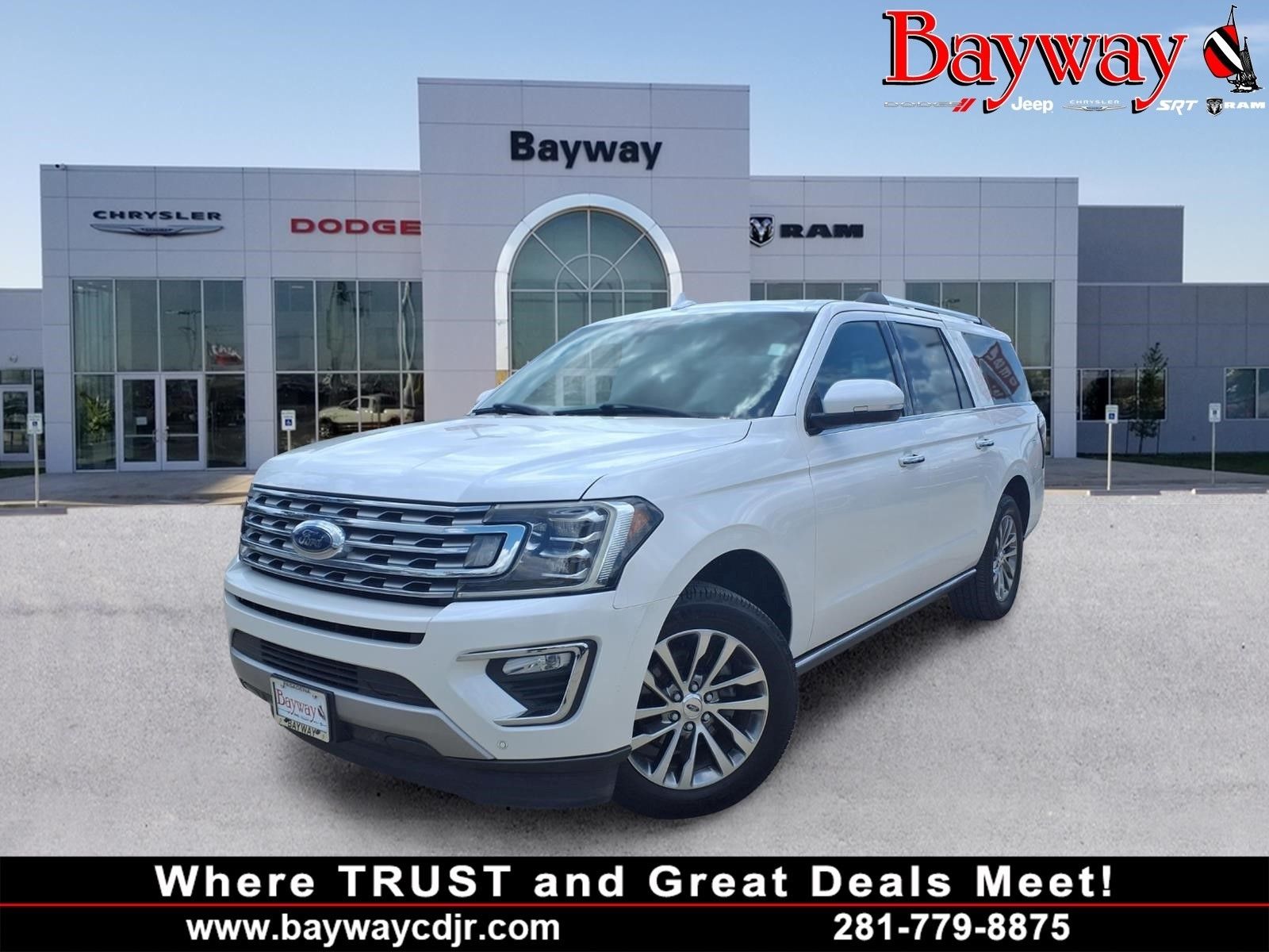 2018 Ford Expedition Max Limited White at Ultimate Motorsports