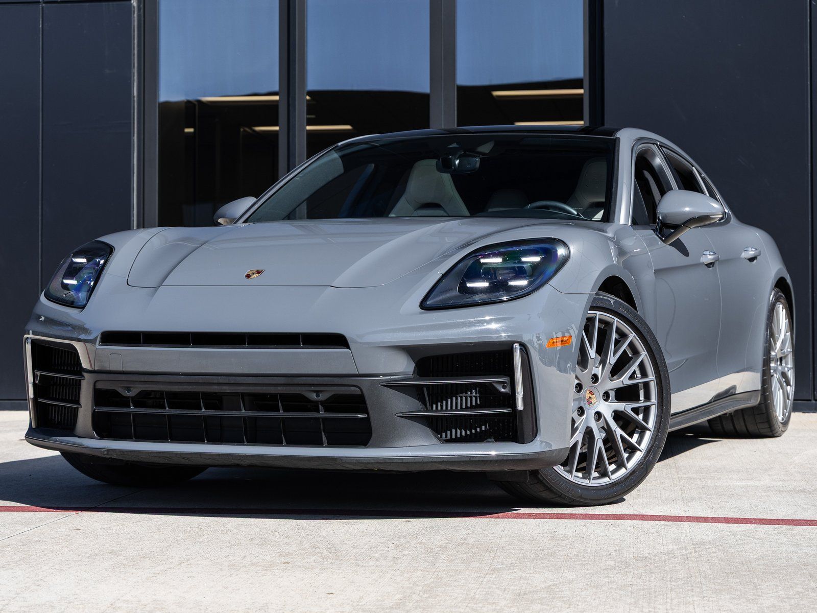 Gray (Slate Grey Neo) 2025 Porsche Panamera 4 AWD Sedan All-Wheel Drive 8-Speed Automatic