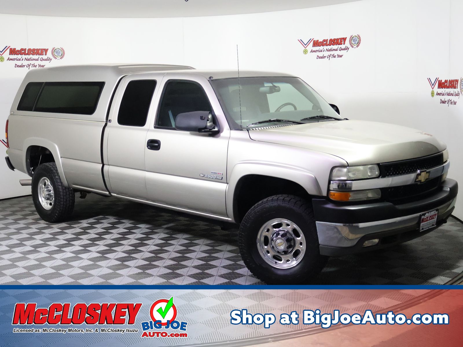 Light Pewter Metallic 2002 Chevrolet Silverado 2500HD LS Extended Cab 4WD Pickup Truck Four-Wheel Drive 5-Speed Automatic Overdrive