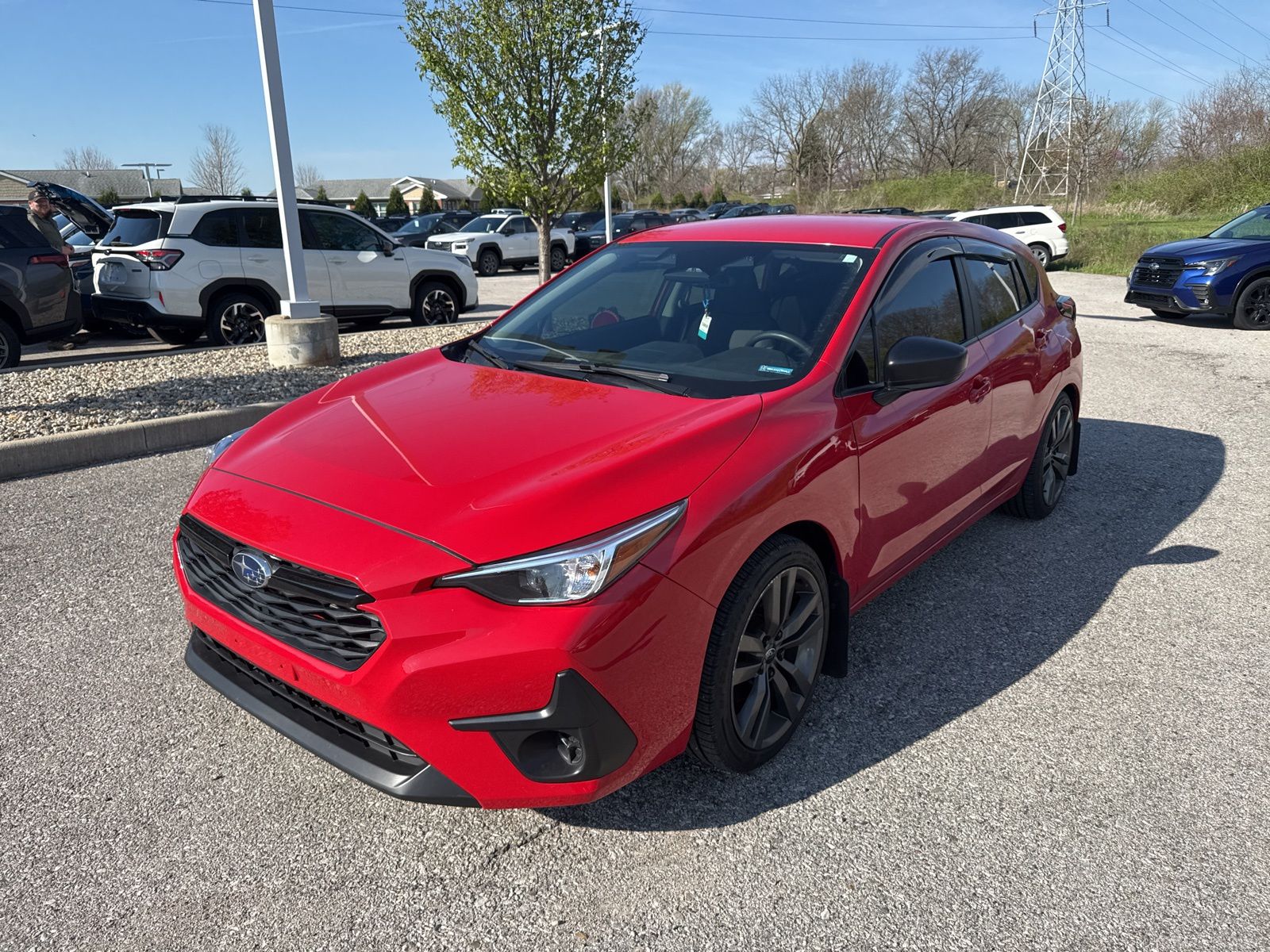 Red 2024 Subaru Impreza AWD Wagon All-Wheel Drive Continuously Variable Transmission