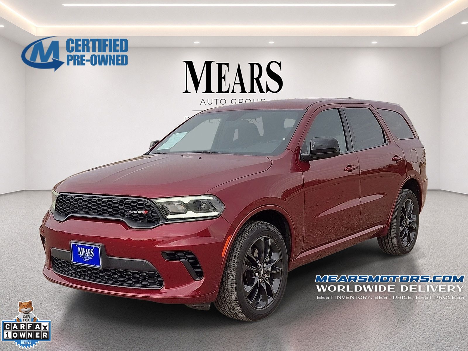 Octane Red Pearlcoat 2025 Dodge Durango SUV / Crossover All-Wheel Drive 8-Speed Automatic