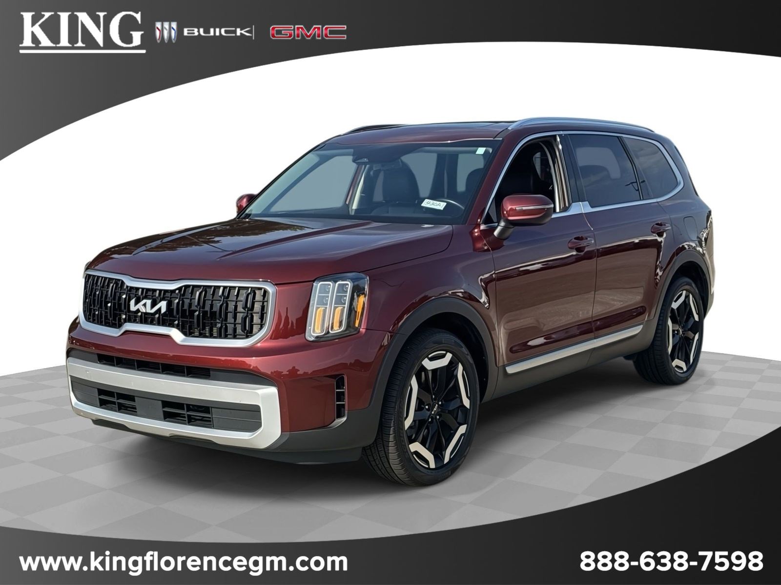 Red 2024 Kia Telluride SUV / Crossover Front-Wheel Drive 8-Speed Automatic