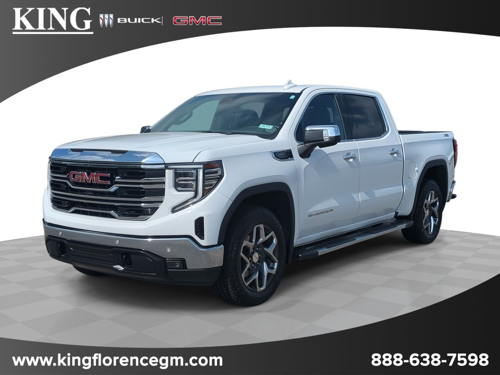 Summit White 2025 GMC Sierra 1500 Pickup Truck Four-Wheel Drive Automatic