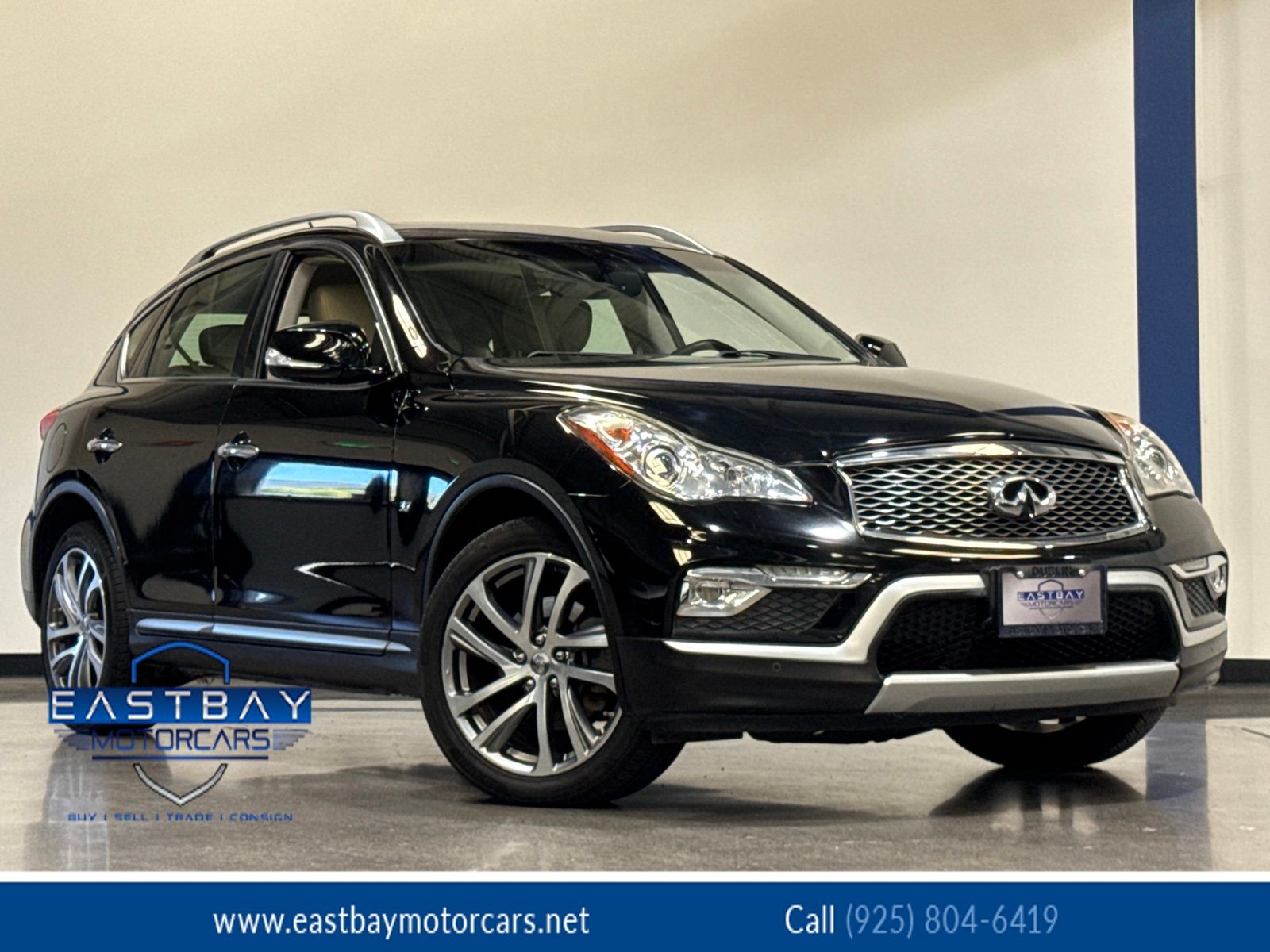 Black Obsidian 2017 INFINITI QX50 SUV / Crossover All-Wheel Drive 7-Speed Automatic