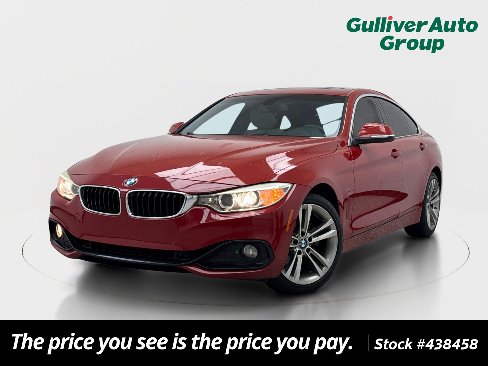 Melbourne Red Metallic 2017 BMW 4 Series 430i Gran Coupe RWD Sedan Rear-Wheel Drive 8-Speed Automatic