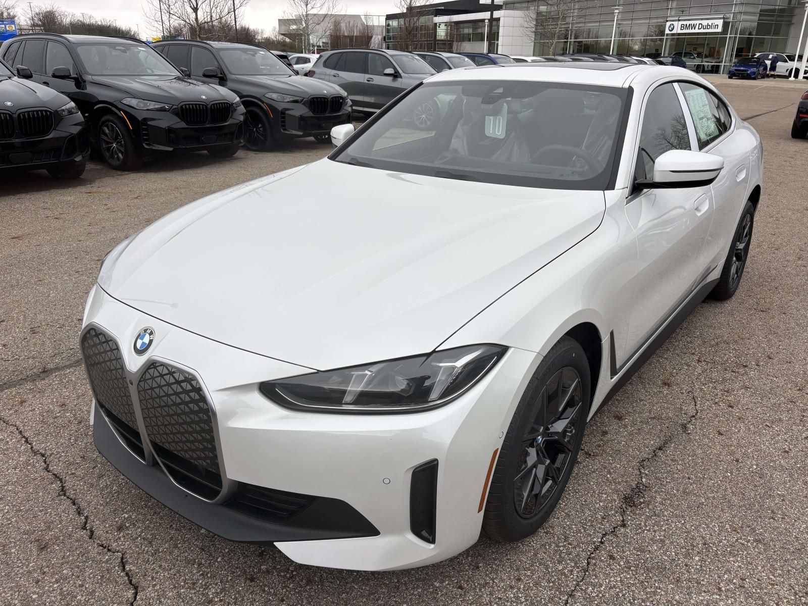 Mineral White Metallic 2026 BMW i4 xDrive40 Gran Coupe AWD Sedan All-Wheel Drive Automatic