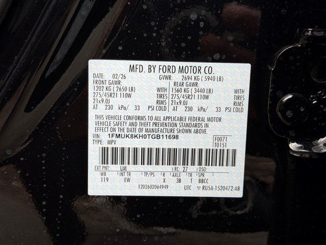 New 2026 Agate Black Metallic Ford ST-Line image 37
