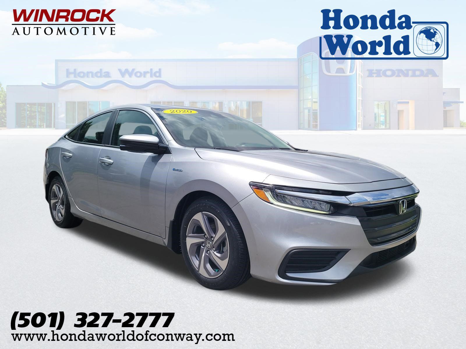 Silver 2020 Honda Insight EX Sedan FWD Sedan Front-Wheel Drive Continuously Variable Transmission