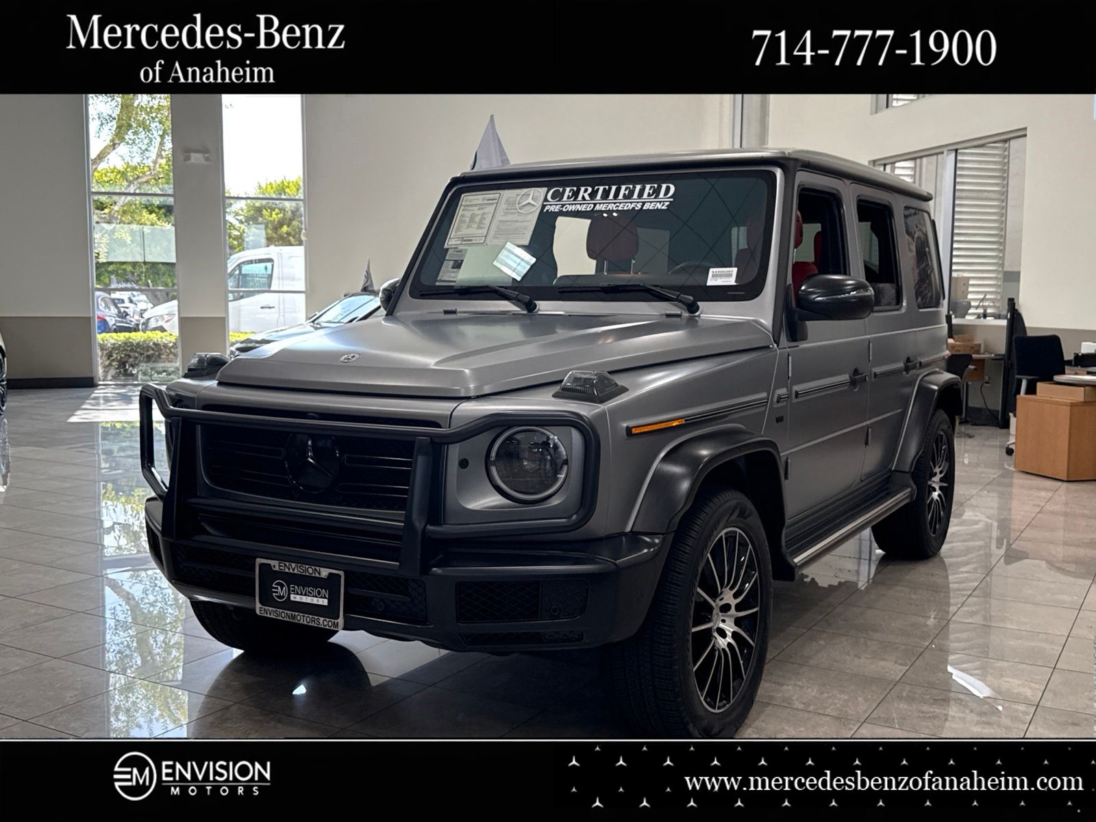Gray (MANUFAKTUR Platinum Magno) 2022 Mercedes-Benz G-Class SUV / Crossover All-Wheel Drive 9-Speed Automatic