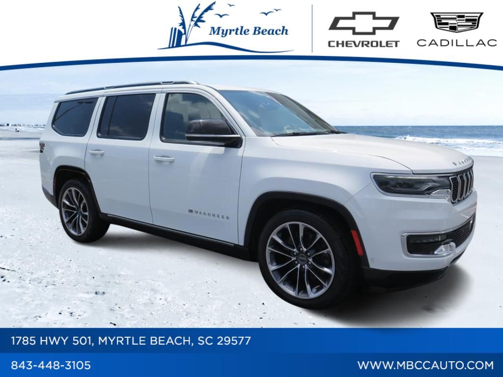 Bright White Clearcoat 2023 Jeep Wagoneer SUV / Crossover Four-Wheel Drive 8-Speed Automatic