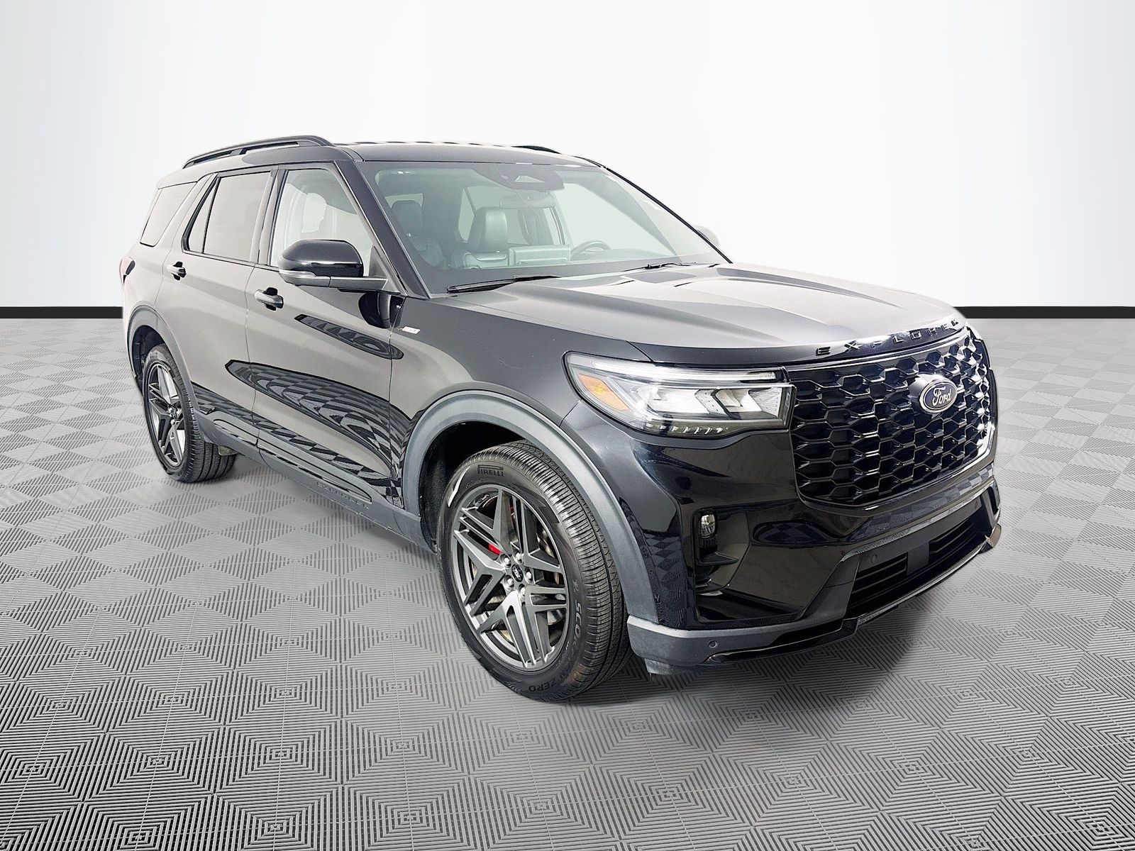 Black Metallic 2025 Ford Explorer ST-Line AWD SUV / Crossover All-Wheel Drive Automatic