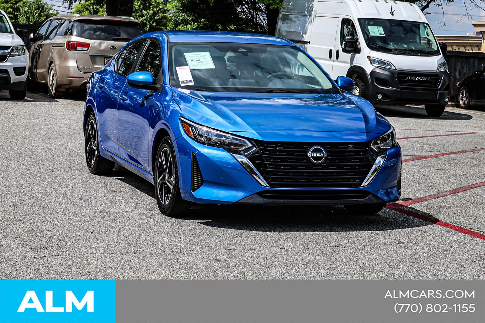 Used 2024 Blue Nissan SV image 6