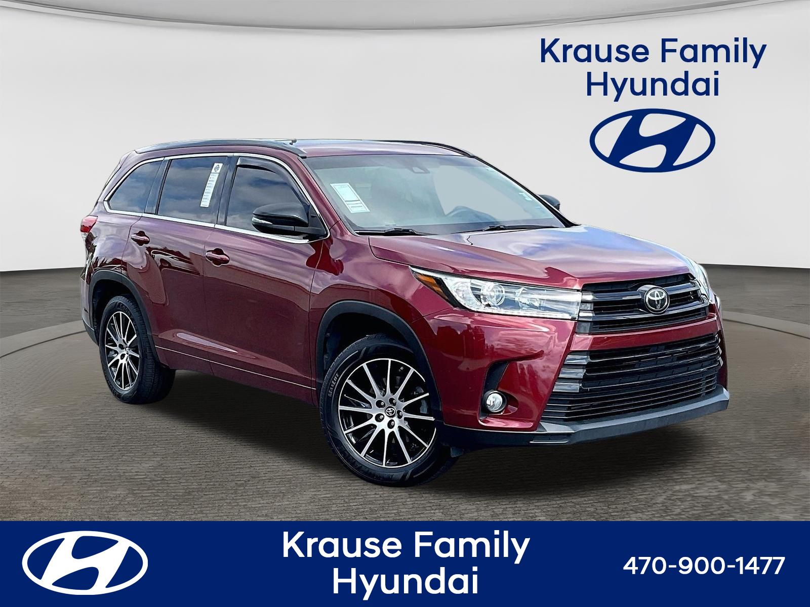 Salsa Red Pearl 2018 Toyota Highlander SUV / Crossover Front-Wheel Drive 8-Speed Automatic