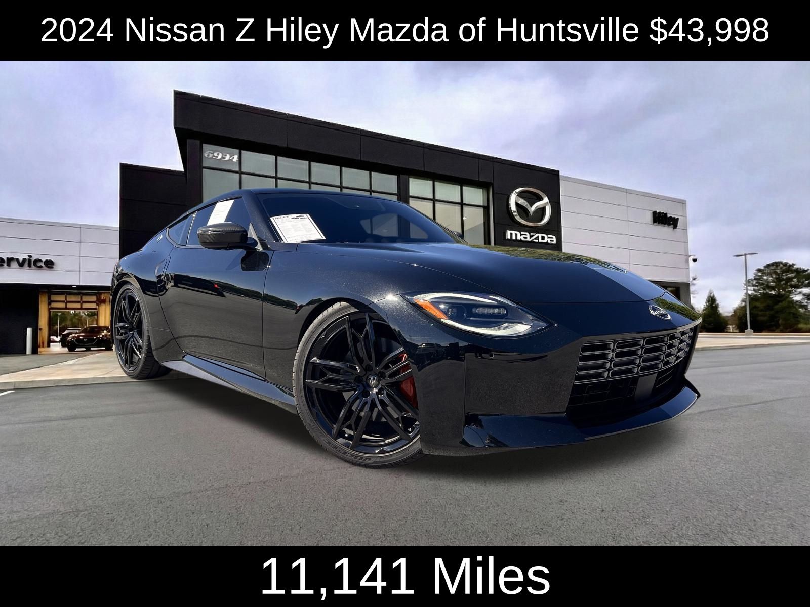 Black Diamond Pearl 2024 Nissan Z Performance RWD Coupe Rear-Wheel Drive 9-Speed Automatic