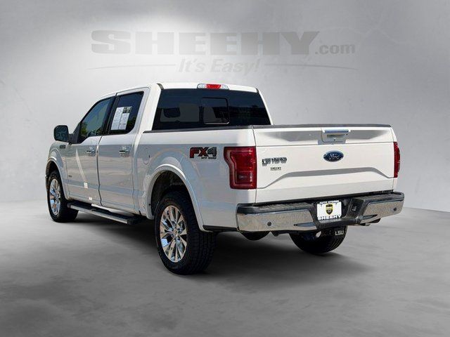 Used 2015 White Platinum Clearcoat Metallic Ford Lariat image 15