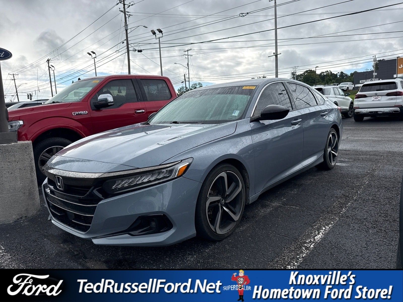 Gray Pearl 2022 Honda Accord Sedan Front-Wheel Drive Continuously Variable Transmission