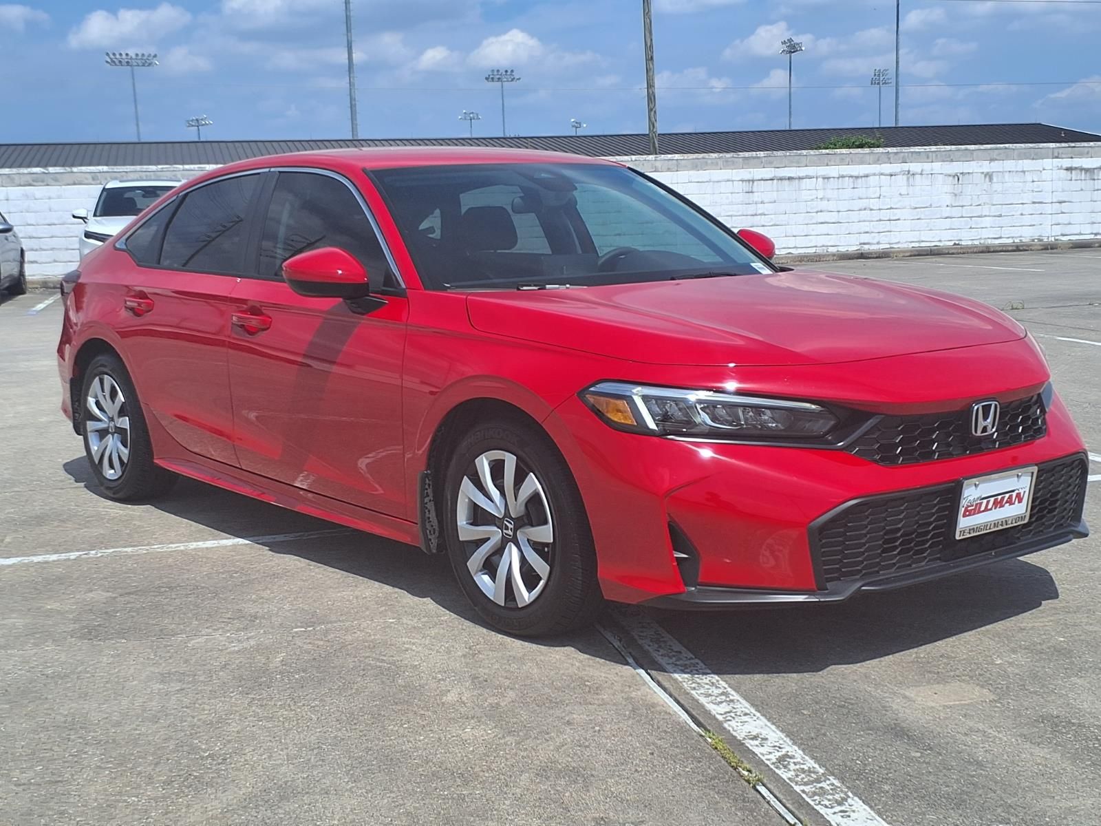 Rallye Red 2026 Honda Civic Sedan Front-Wheel Drive Continuously Variable Transmission