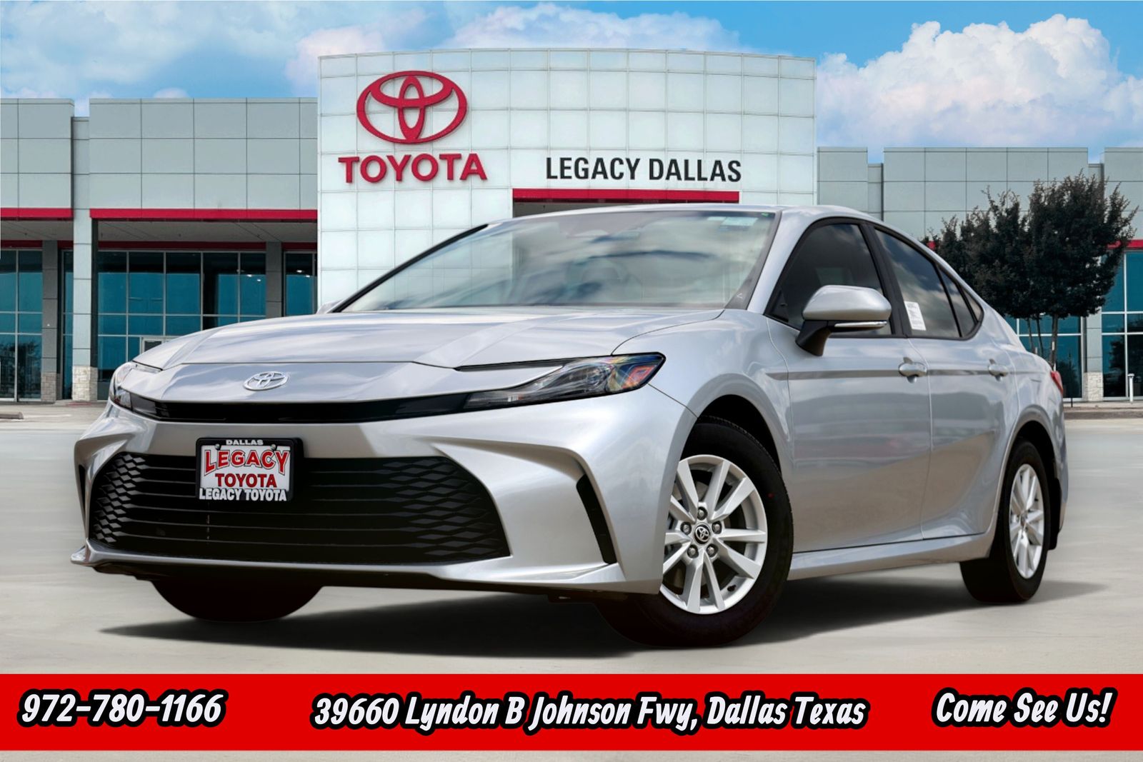 Celestial Silver Metallic 2026 Toyota Camry Sedan Front-Wheel Drive Continuously Variable Transmission