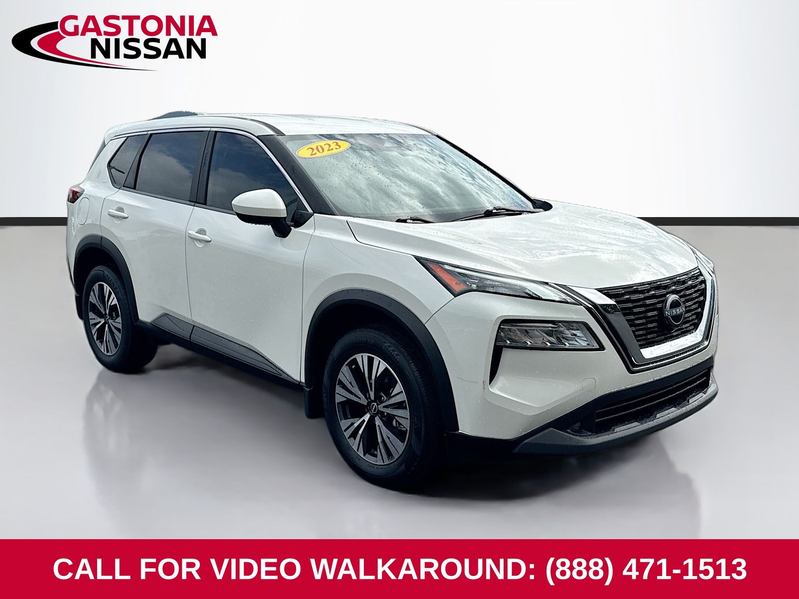 Pearl White Tricoat 2023 Nissan Rogue SUV / Crossover Front-Wheel Drive Continuously Variable Transmission