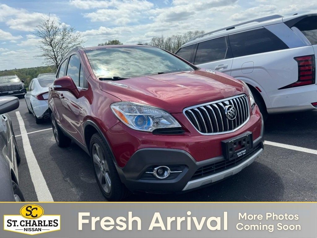Ruby Red Metallic 2014 Buick Encore Leather AWD SUV / Crossover All-Wheel Drive 6-Speed Automatic