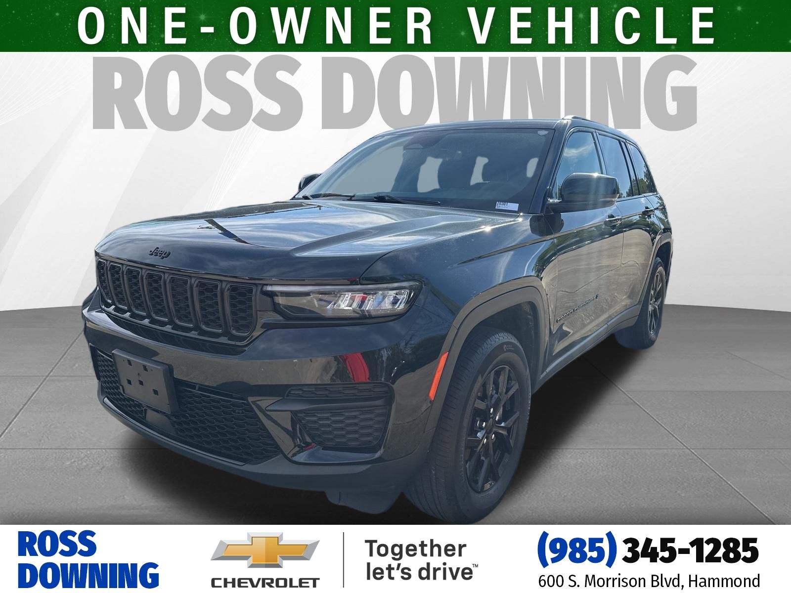 Diamond Black Crystal Pearlcoat 2025 Jeep Grand Cherokee Altitude 4WD SUV / Crossover Four-Wheel Drive 8-Speed Automatic