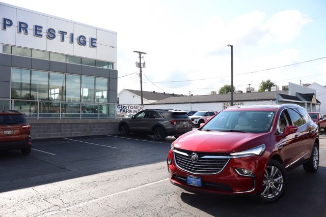 Cherry Red Tintcoat 2023 Buick Enclave SUV / Crossover Four-Wheel Drive 9-Speed Automatic