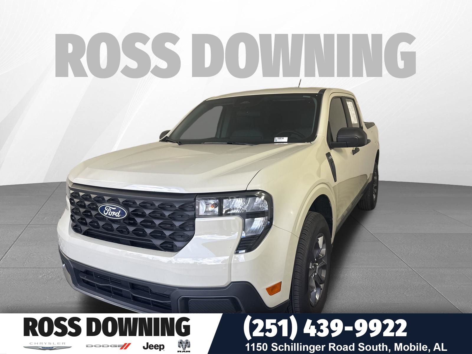 Desert Sand 2025 Ford Maverick XLT SuperCrew FWD Pickup Truck Front-Wheel Drive Continuously Variable Transmission