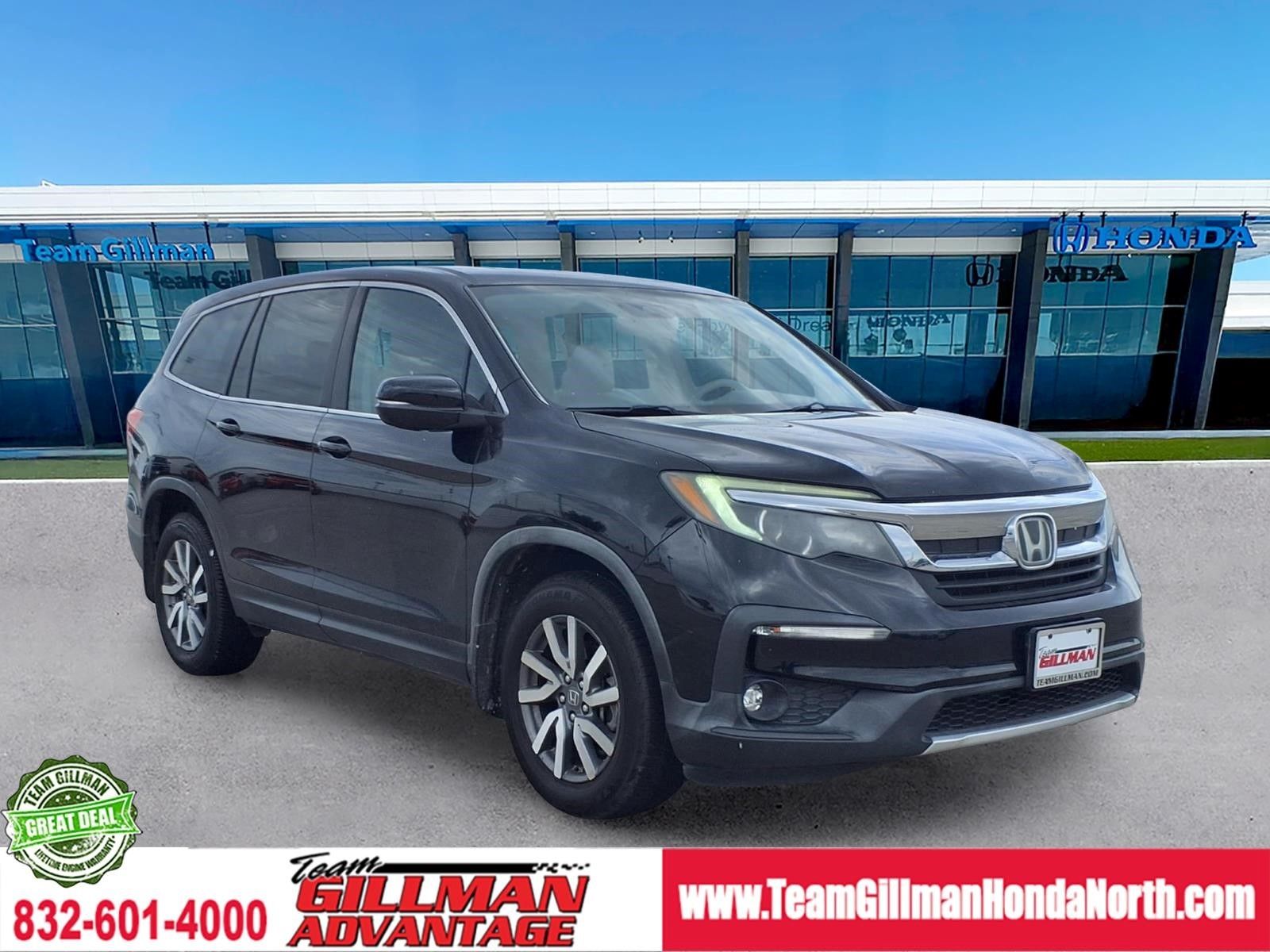 Crystal Black Pearl 2019 Honda Pilot EX-L FWD SUV / Crossover Front-Wheel Drive 6-Speed Automatic