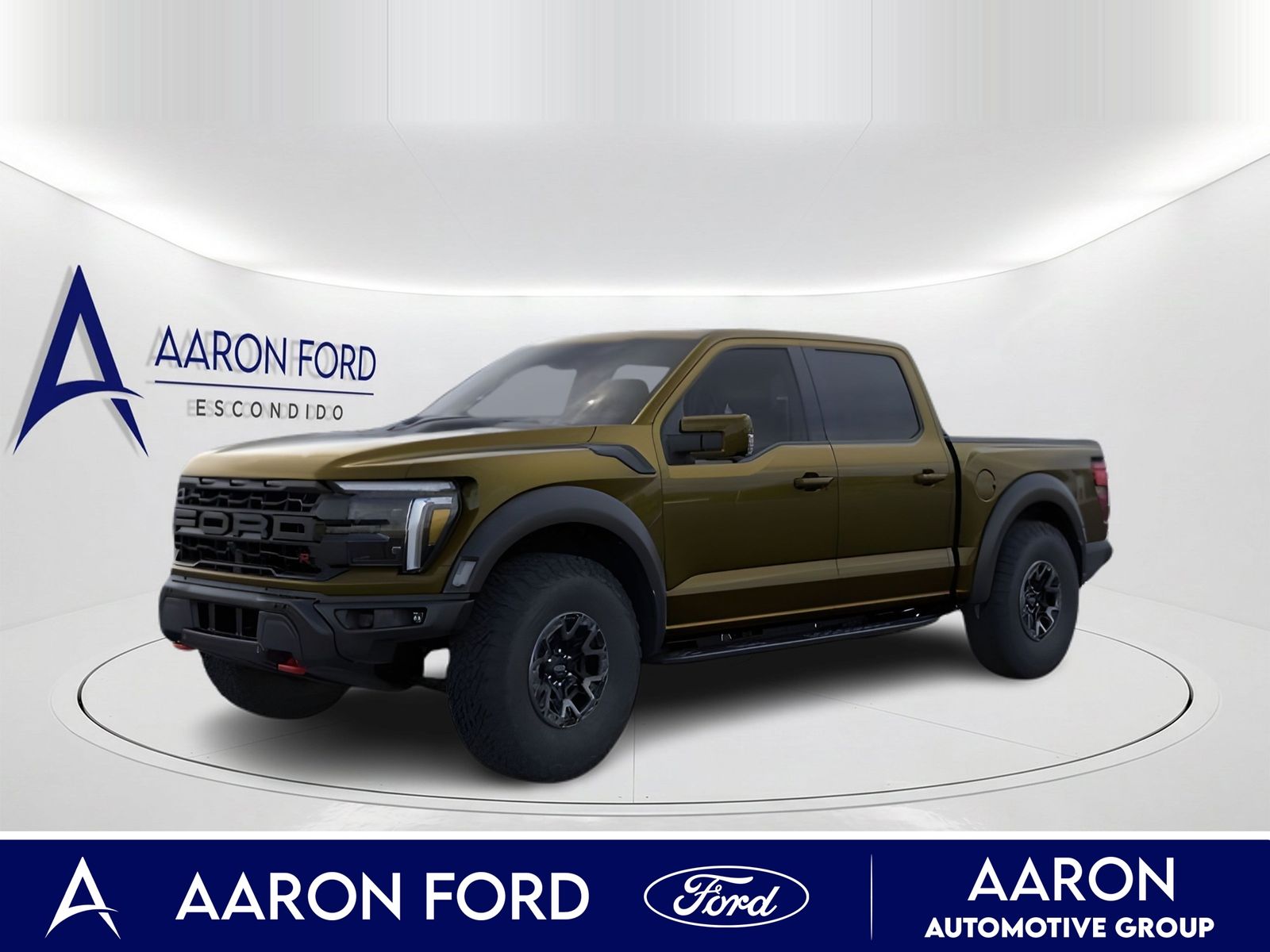 Green 2025 Ford F-150 Pickup Truck Four-Wheel Drive Automatic