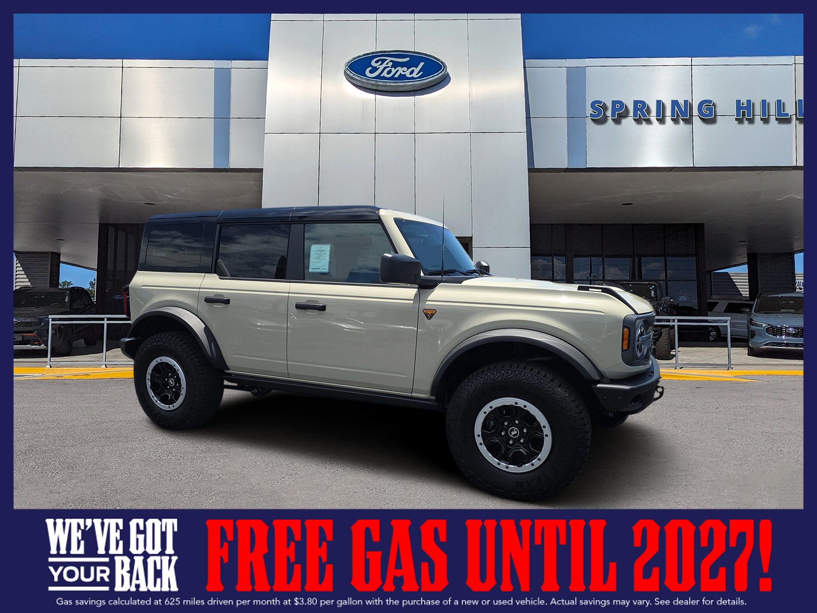 Desert Sand 2025 Ford Bronco SUV / Crossover Four-Wheel Drive Automatic