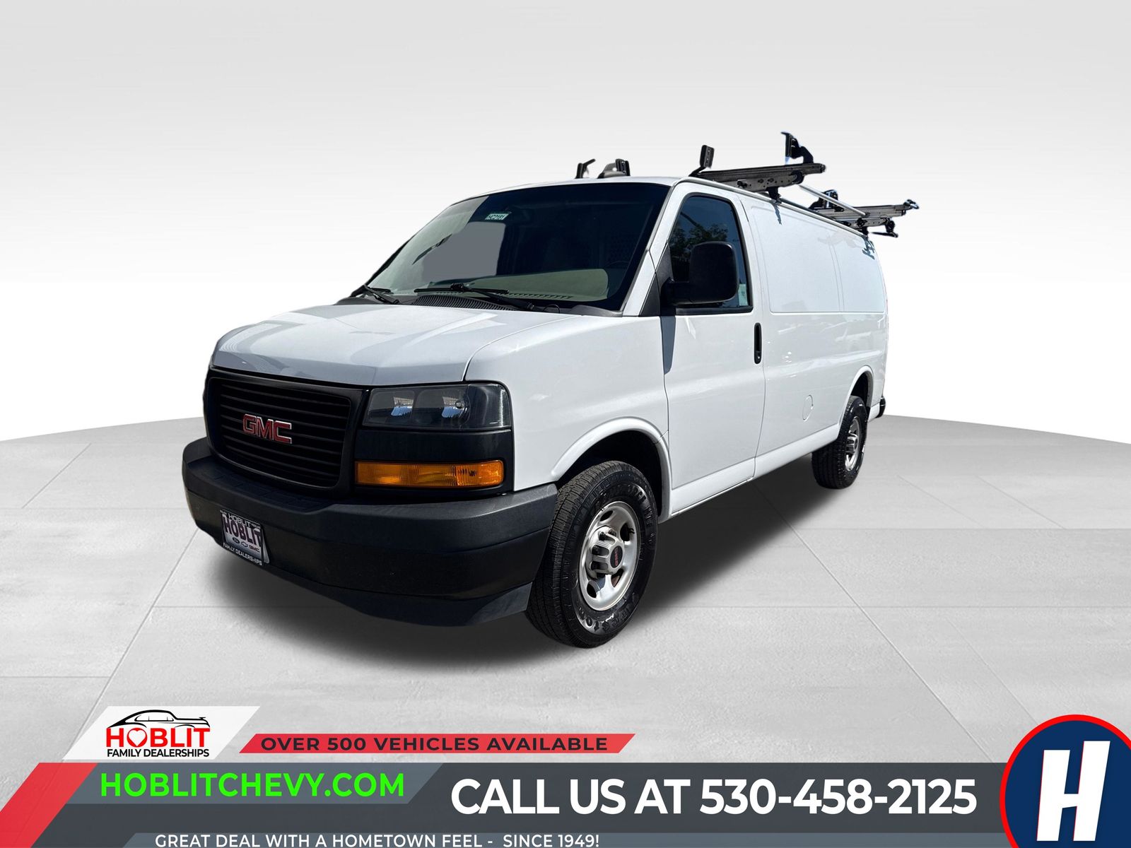 Summit White 2022 GMC Savana Cargo Van Rear-Wheel Drive 8-Speed Automatic Overdrive